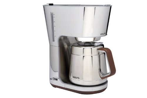 KRUPS KT600 Silver Art Collection Thermal Carafe Coffee Maker with